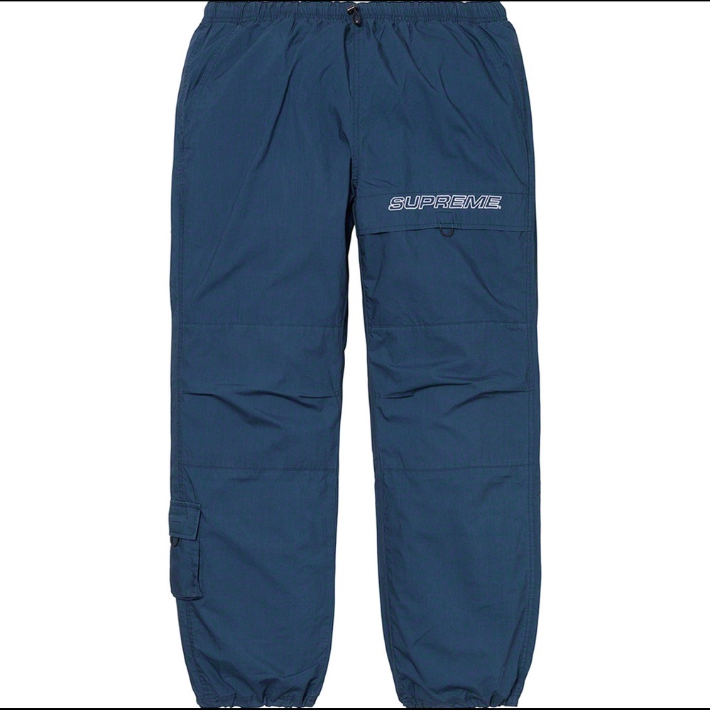 Supreme - Navy Cotton Cargo Pants
